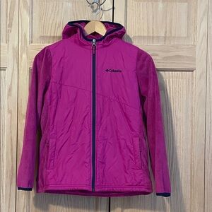 Columbia Fuchsia Hooded Jacket
